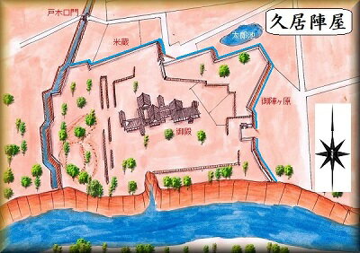 [完成品] 　久居陣屋（津市久居町）日本の城　お城のジオラマ