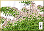 [完成品] 　雨山城（熊取町成合雨山・城山）　　日本の城　お城のジオラマ模型　プラモデル　城郭模型