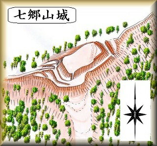 乐天商城 - [完成品] 七郷山城（柏原市国分東条町）　　日本の城　お城のジオラマ模型　プラモデル　城郭模型