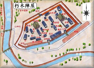 [完成品] 　朽木陣屋（高島市朽木野尻) 　　日本の城　お城のジオラマ模型　プラモデル　城郭模型