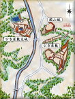 [完成品] 公方屋敷（甲賀市甲賀町和田） 　日本の城　お城のジオラマ模型　プラモデル　城郭模型