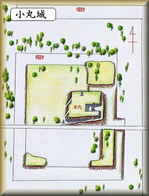 [完成品] 小丸城（越前市五分市町）日本の城　お城のジオラマ模型　プラモデル　城郭模型