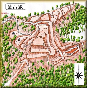 [完成品] 荒山城・枡形山城（中能登町芹川）石川の城　日本の城　お城のジオラマ模型　プラモデル　城郭模型 ★サイズ　ケース244×244×261mm ★画像は「余湖くんのホームページ」よりの引用で、こちらを参考に作ります。★オーダーメイド商品に付き納品まで約30日程掛かります。 ★★サイズ　コレクションケース244×244×261mm ★参考画像は「余湖くんのホームページ」よりの縄張り図ですが、ケース内で作れる範囲でお作りします。作れない範囲も発生しますのでご了承下さい。(目安：ジオラマ200×200mm 　この範囲で出来る屋敷などは造りこみます。)　★この作品はコレクションケースの土台に直接ジオラマを製作しますのでコレクションケースとジオラマが一体化しております。 ★ 製作期間は約30日ほど掛かります。 ★お好きな季節(春夏秋冬)がお選び頂けます。 2