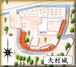 [完成品] 大村城（富山市海岸通57）日本の城　お城のジオラマ模型　プラモデル　城郭模型