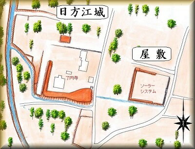 [完成品] 日方江城（富山市日方江）日本の城　お城のジオラマ模型　プラモデル　城郭模型