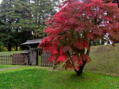 [完成品] 　松前藩戸切地陣屋（上磯郡上磯町宇野崎）日本の城　お城のジオラマ模型　プラモデル　城郭模型