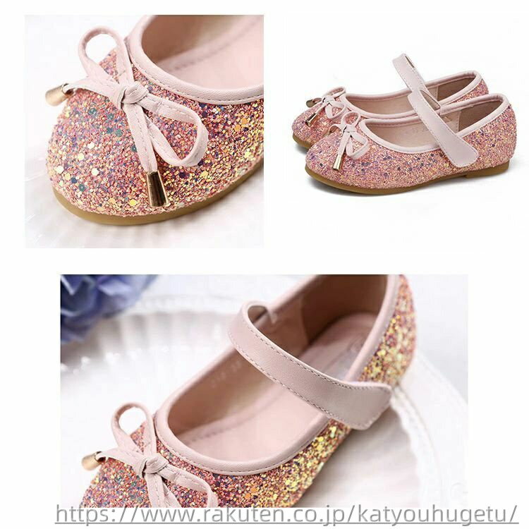 【送料無料】子供靴　フォーマル靴 女の子 パンプス ストラップ靴　リボン キッズ フォーマルシューズ ..