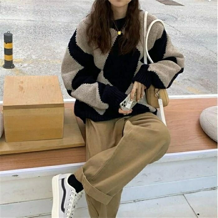 【送料無料】ハイネック プル オーバーセーター 女性 厚手 ゆったり 気だるい風 ボトムニット