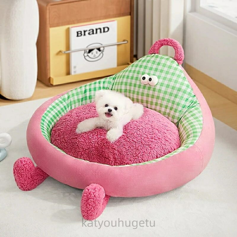【送料無料】犬用 猫用 ペットベッド 冬 保温 保温 防寒 ソファベッド 小型犬 中型犬 トイプードル に..