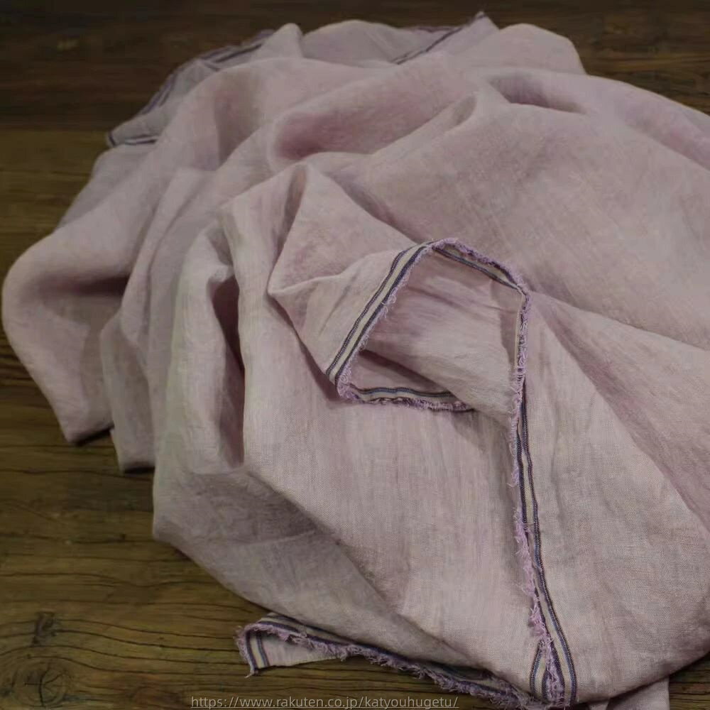 【時間限定10%OFFク一ポン】送料無料 135cm幅 90cm単位 生地 布 布地 色織り生地 リネン生地 21番手 ヘ..
