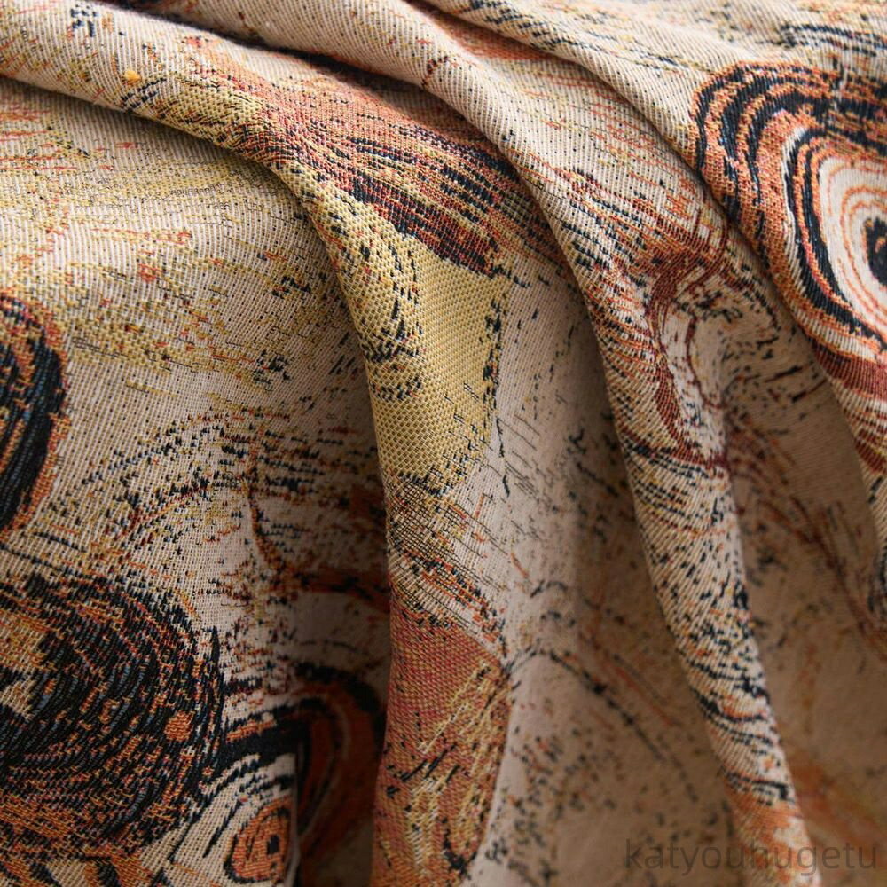 【時間限定10%OFFク一ポン】送料無料 150cm幅 90cm単位 ジャカード生地 生地 布 布地 色織り生地 年輪 コーヒー ブラウン 楽天海外通販