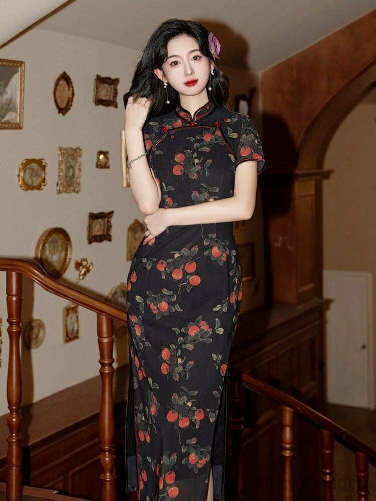 【時間限定10%OFFク一ポン】送料無料 チャイナドレス 大きいサイズ ワンピース ドレス マキシワンピー..