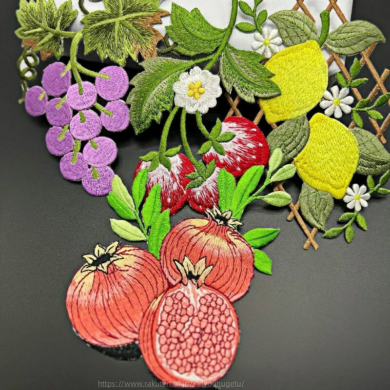 【時間限定10%OFFク一ポン】送料無料 10枚組 ワッペン アップリケ 苺 レモン 葡萄 石榴 刺繍ワッペン 刺繍アップリケ パッチワーク 繕い物 穴繕い ダメージカバー デコレーション アレンジ 裁縫材料 DIY手芸用 汚れや穴隠しに便利 服の補修 服飾り用 楽天海外通販