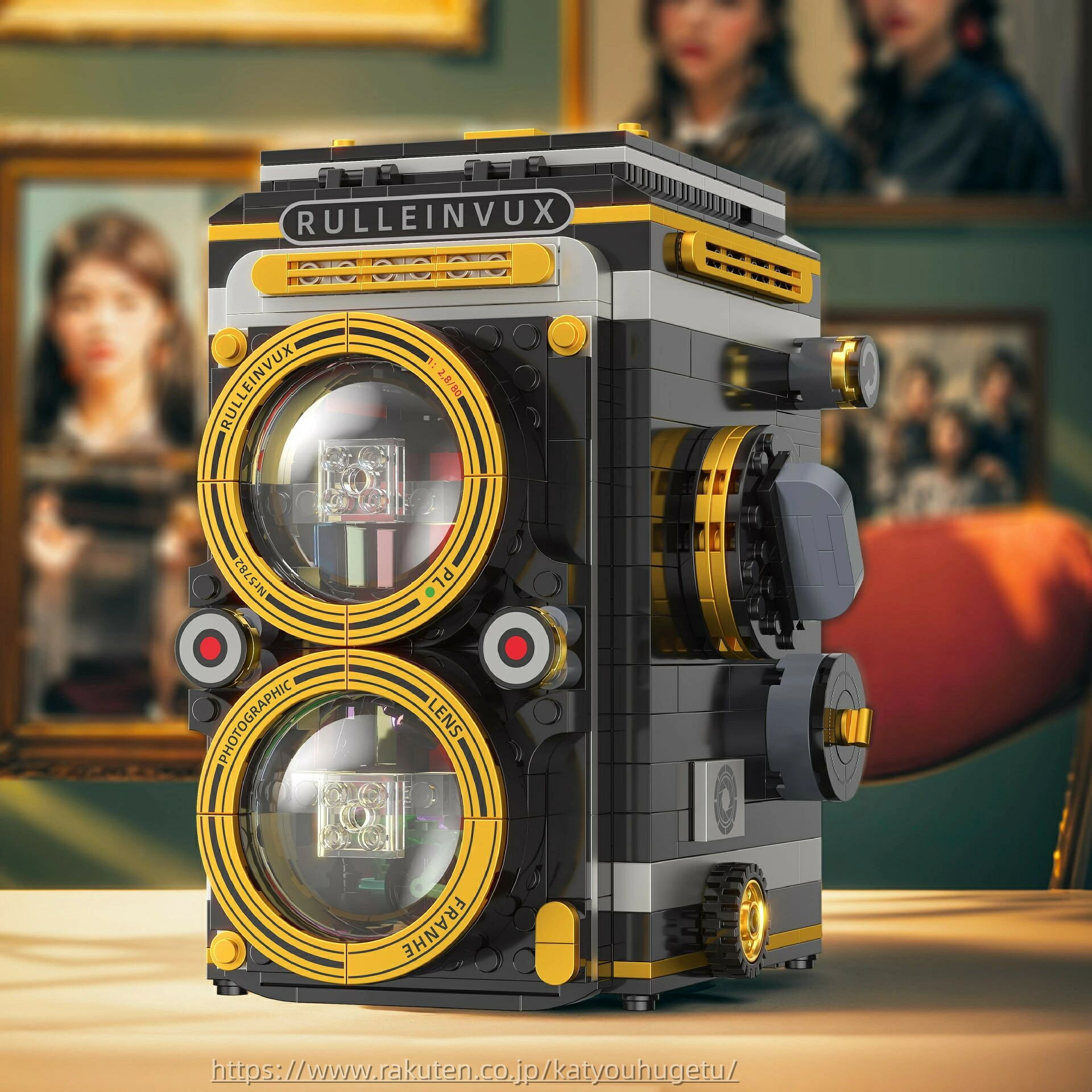 【時間限定10%OFFク一ポン】送料無料 ブロック カメラ 映写機 電話機 コーヒーメーカー 置物 組み立てキット 組み立てブロック 組み立..