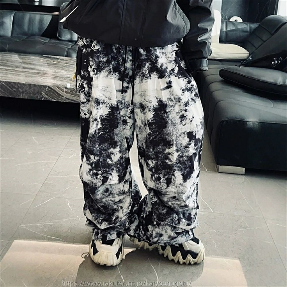 【時間限定10%OFFク一ポン】送料無料 2L スノーボード パンツ スノボパンツ スノーボードウェア 裏ボア ズボン ロングパンツ スノボ カーゴパンツ ワイドパンツ オーバーサイズ ボトムス スキーウェア スノボウェア レディース メンズ ユニセックス スノーボードパンツ 水墨