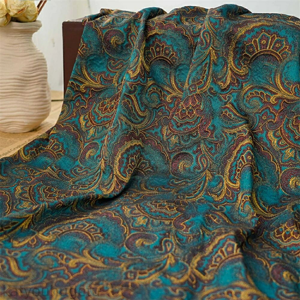 【時間限定10%OFFク一ポン】送料無料 155cm幅 90cm単位 ジャカード生地 生地 布 布地 色織り生地 花柄 ..