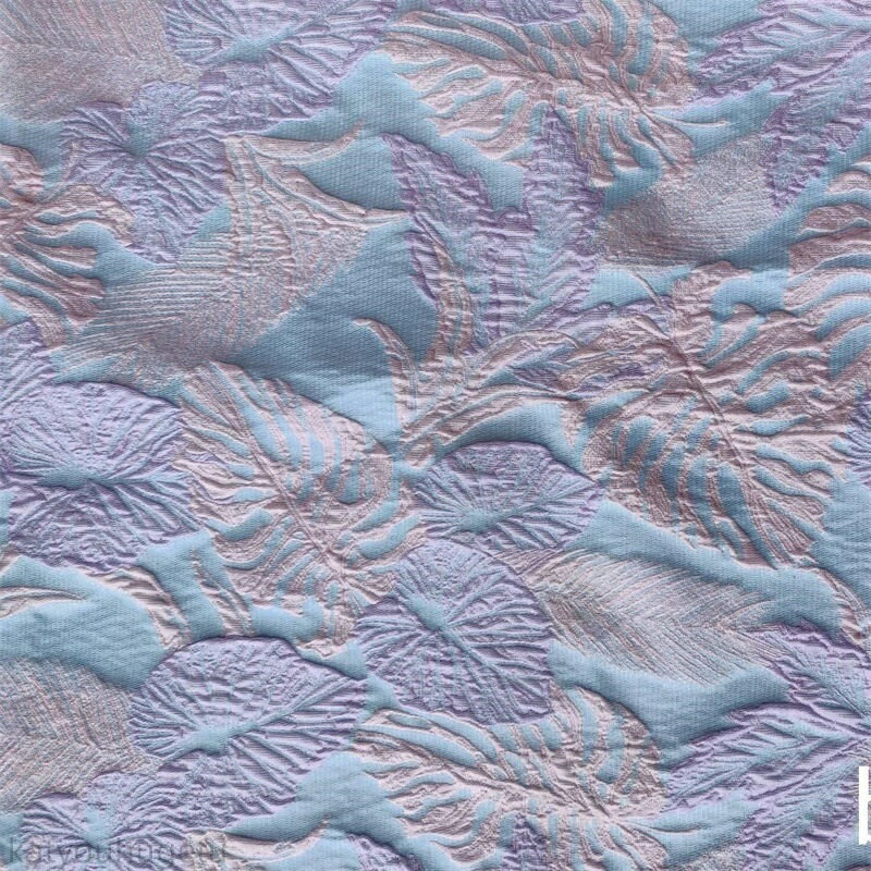 【時間限定10%OFFク一ポン】送料無料 幅150cm 長さ95cm+95cm 生地 布 布地 ぬの きじ ジャカード生地 エンボス生地 肌理感 亀背竹柄 グリーン ブルー パープル 楽天海外通販