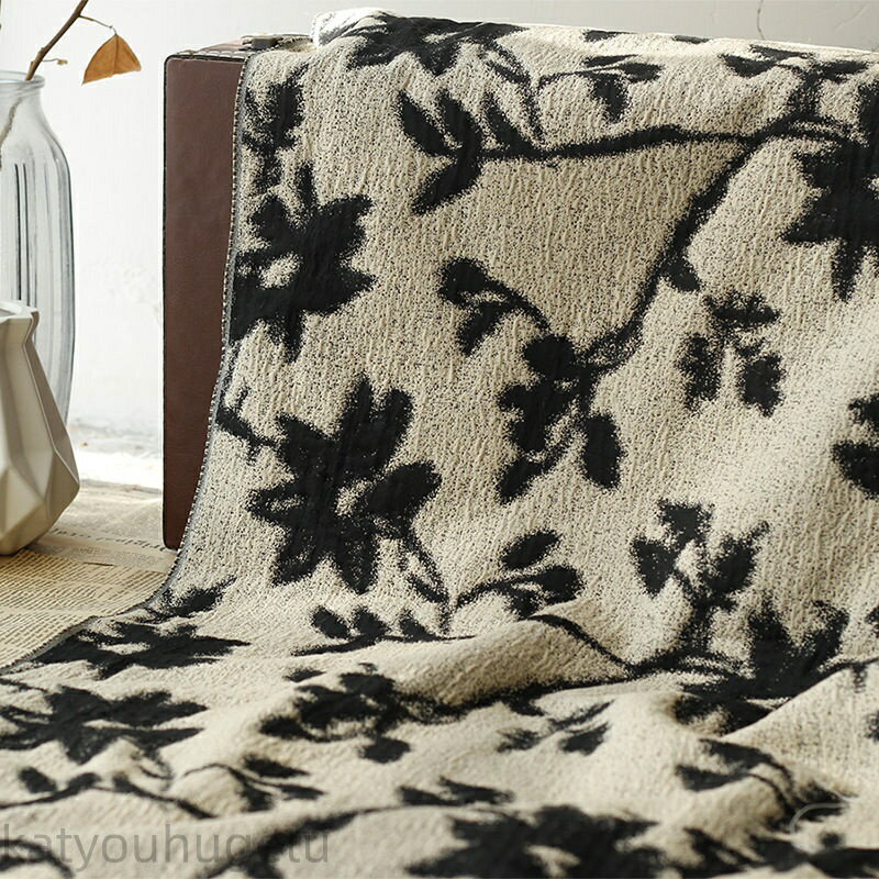 【時間限定10%OFFク一ポン】送料無料 140cm幅 90cm単位 生地 布 布地 きじ ジャカード生地 色織り 花柄 砂絵風 ブラック 杏色 やや硬い やや皺 楽天海外通販