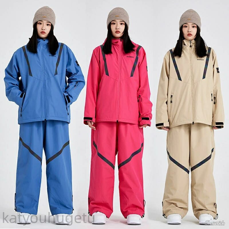 【時間限定10%OFFク一ポン】送料無料 スノーボードウェア 上下セット セットアップ レディース メンズ スノボウェア スキーウェア スノボー スノボ スキー スノーボード ジャケット ロングパンツ ボトムス 楽天海外通販