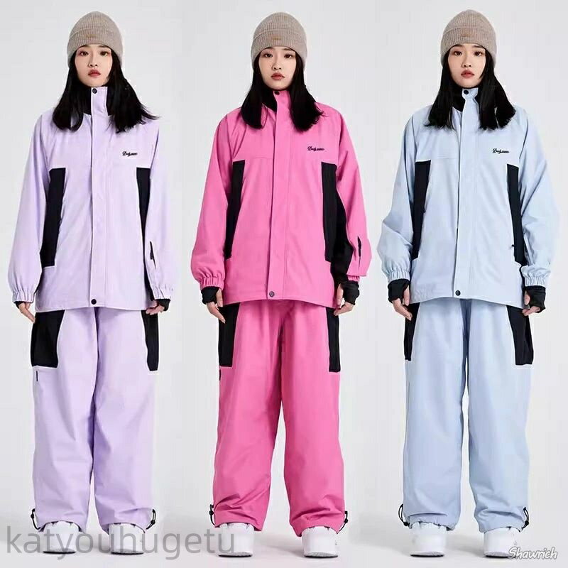 【時間限定10%OFFク一ポン】送料無料 スノーボードウェア 上下セット セットアップ レディース メンズ スキーウェア スノボウェア スノボー スノボ スキー スノーボード ジャケット ロングパンツ ボトムス 楽天海外通販