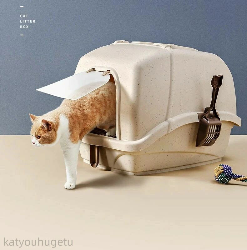 【冬のおすすめアイテム特集】【送料無料】猫 トイレ キャットトイレ 散らかりにくい ネコトイレ 本体 ..