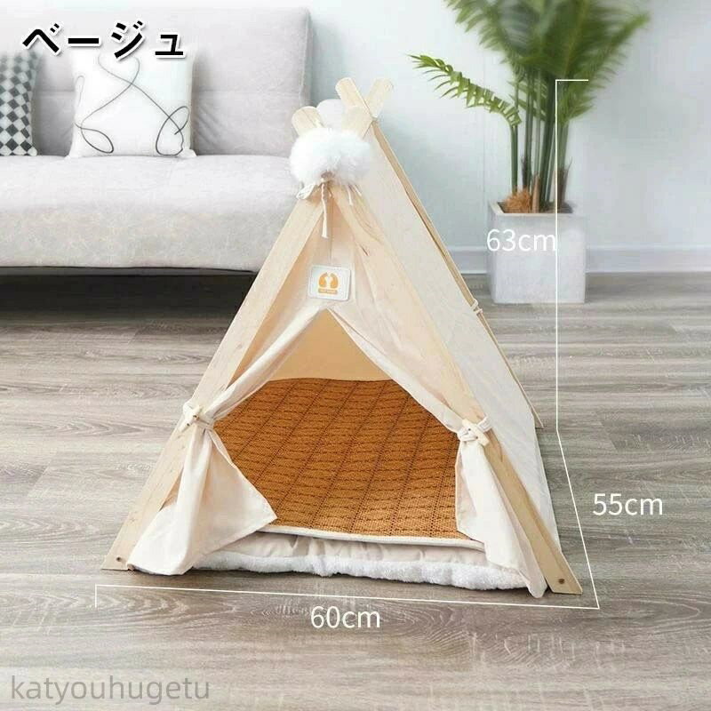 【冬のおすすめアイテム特集】【送料無料】キャット ハウス ちぐらタイプ 猫小屋 猫ベッド キャットハ..