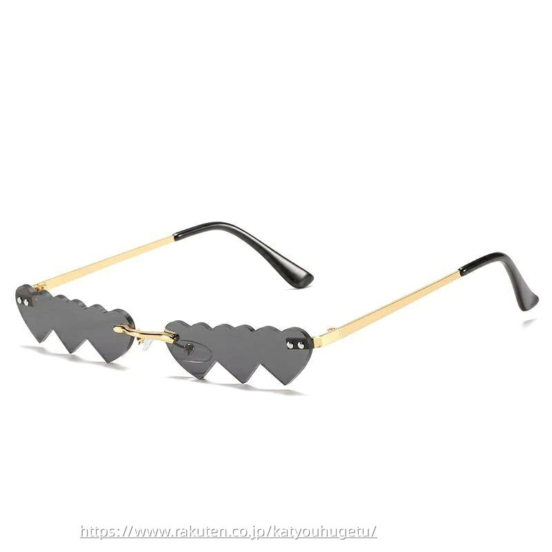 【時間限定10%OFFク一ポン】【送料無料】サングラス レディース ハート型 欧米風 ユニーク 個性派 ウェ..