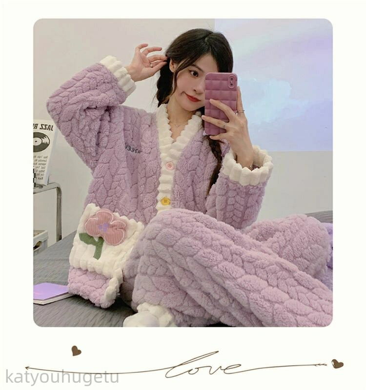 【冬のおすすめアイテム特集】【送料無料】起毛 ゆったり 部屋着 パジャマ 2点セット セットアップ ル..