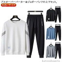 【送料無料】イージーパンツ スウェットパンツ スウェット ジョガーパンツ 上下セット ジャージ パーカー 長袖 プルオーバーパーカー メンズ