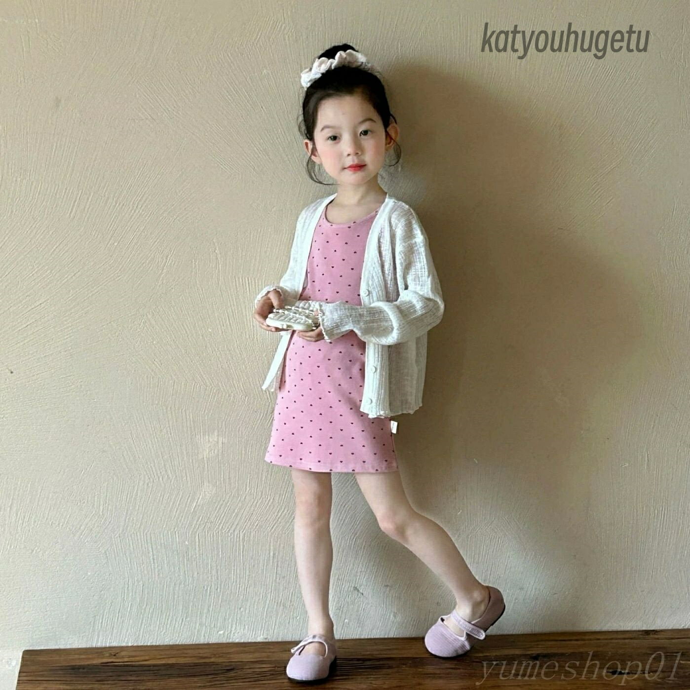 女の子カーディガン2025夏の新しいスタイル小韓国のスタイルオールマッチエアコンシャツ子供用日焼け止めジャケット