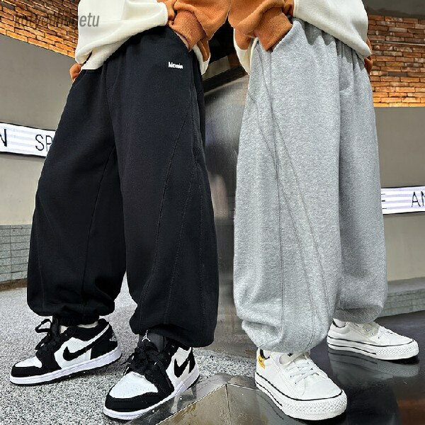 【送料無料】ボーイズパンツ春と秋のスタイル2024新しいスタイルミディアムアンドラージチルドレンズの..