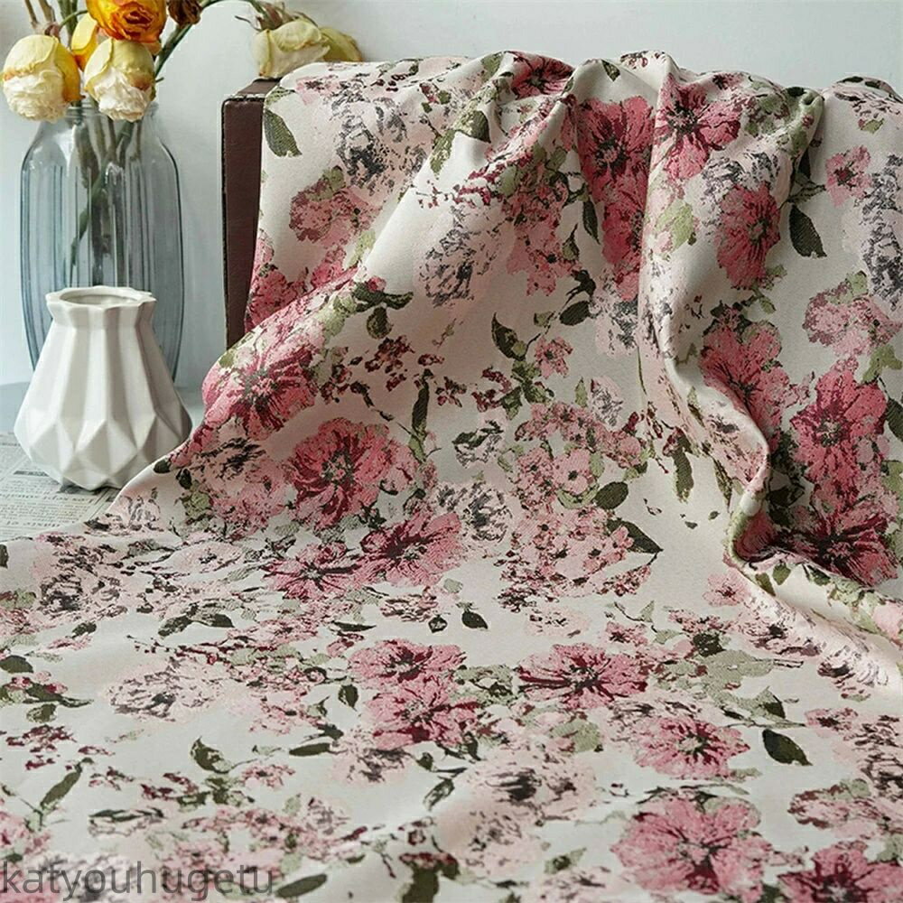 【送料無料】140cm幅 90cm単位 ジャカード生地 生地 布 布地 色織り生地 きじ ぬの 手作り生地 裁縫 DIY用生地 手芸用