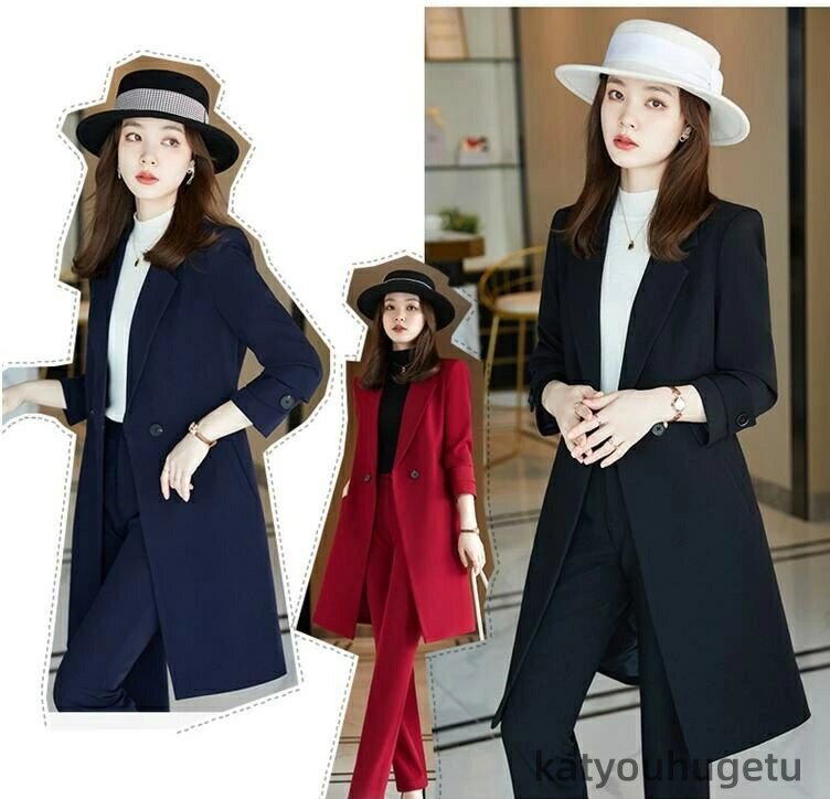 【送料無料】オシャレ 一つボダンスーツ レディース ビジネス フォーマル 通勤 オフィス 入学式 卒業式 着痩せ 30代40代 ママ 春秋冬