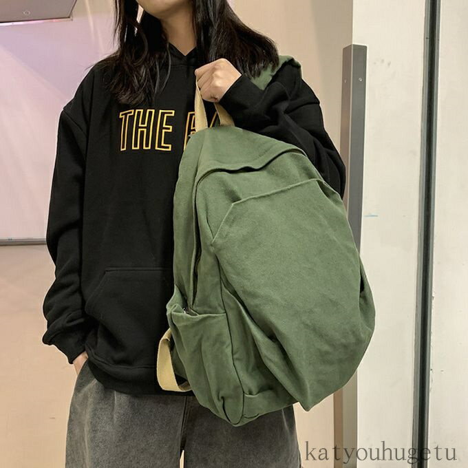 【送料無料】パック 帆布 リュック キャンバス カジュアル トートバック ショルダーバック ミリタリー ..