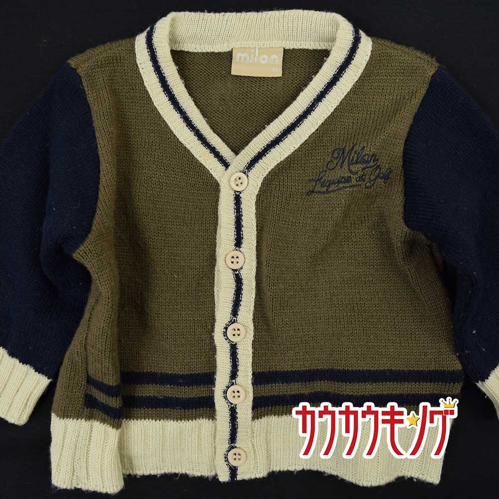 【中古】milon カーディガン Mサイズ ベビー服