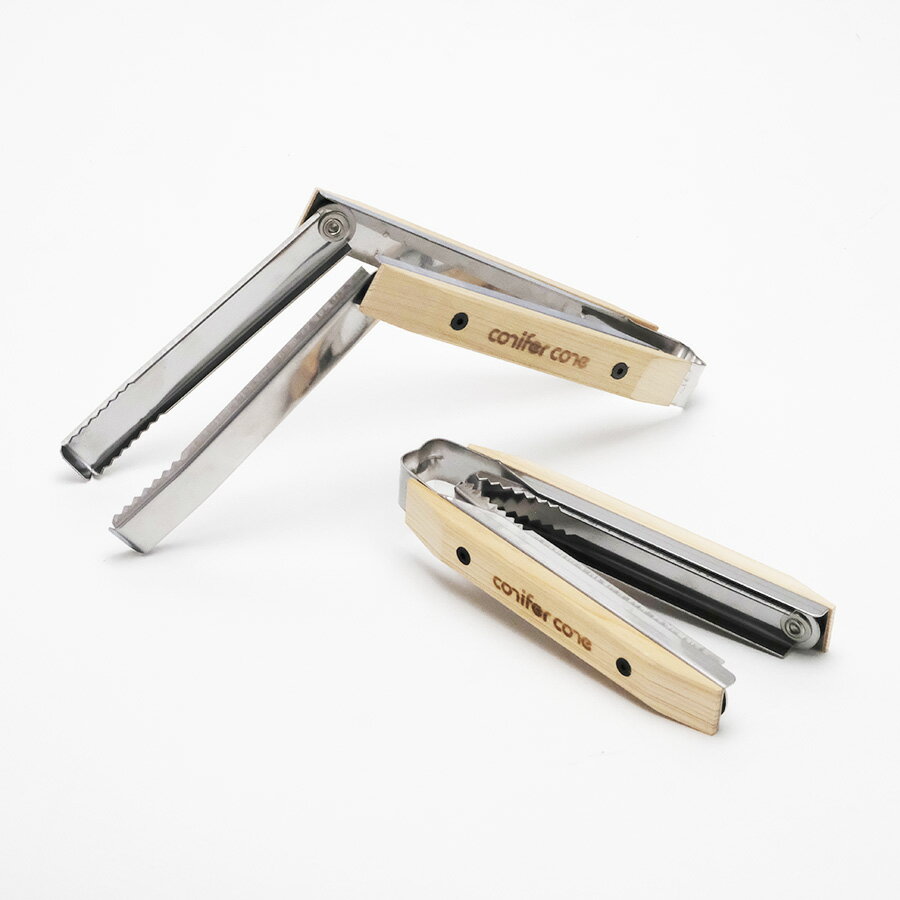 【新品】コニファーコーン フォールディングトング [アングルマスター] ■ナチュラル抗菌 ■折りたたみトング ■ステンレス/ヒノキ 【conifer cone/田中文金属】通販格安セール情報　楽天　通販