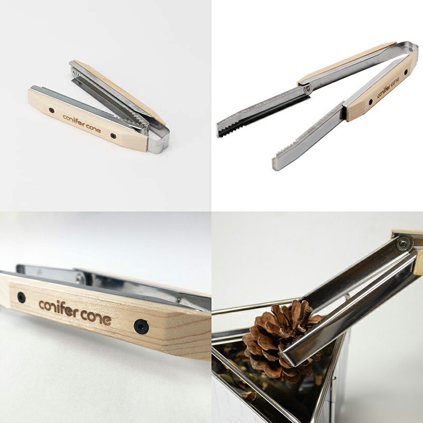【新品】コニファーコーン フォールディングトング [アングルマスター] ■ナチュラル抗菌 ■折りたたみトング ■ステンレス/ヒノキ 【conifer cone/田中文金属】通販格安セール情報　楽天　通販