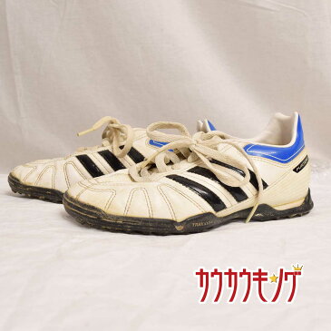 【中古】アディダス/adidas パンテロ トレーニングシューズ ホワイト/ブラック/ブルー サイズ21.0cm サッカー/フットサル トレシュー V20513