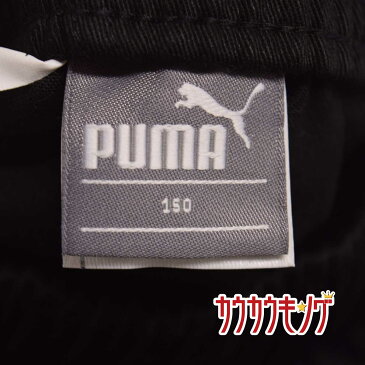 【中古】(良品) PUMA/プーマ トレーニングウェア 3/5 ツイルパンツ ハーフパンツ ブラック サイズ150 ジュニア/子ども用/キッズ/子供 591910