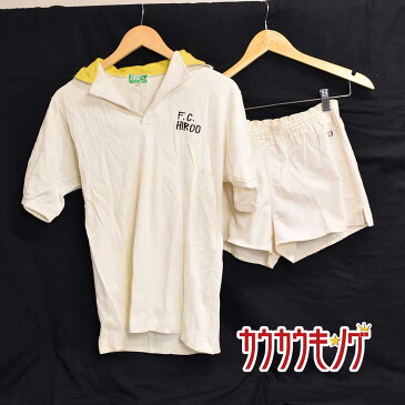 【中古】JAIR 広尾高校 サッカー部 支給品 ユニフォーム 上下 セットアップ サイズL #24
