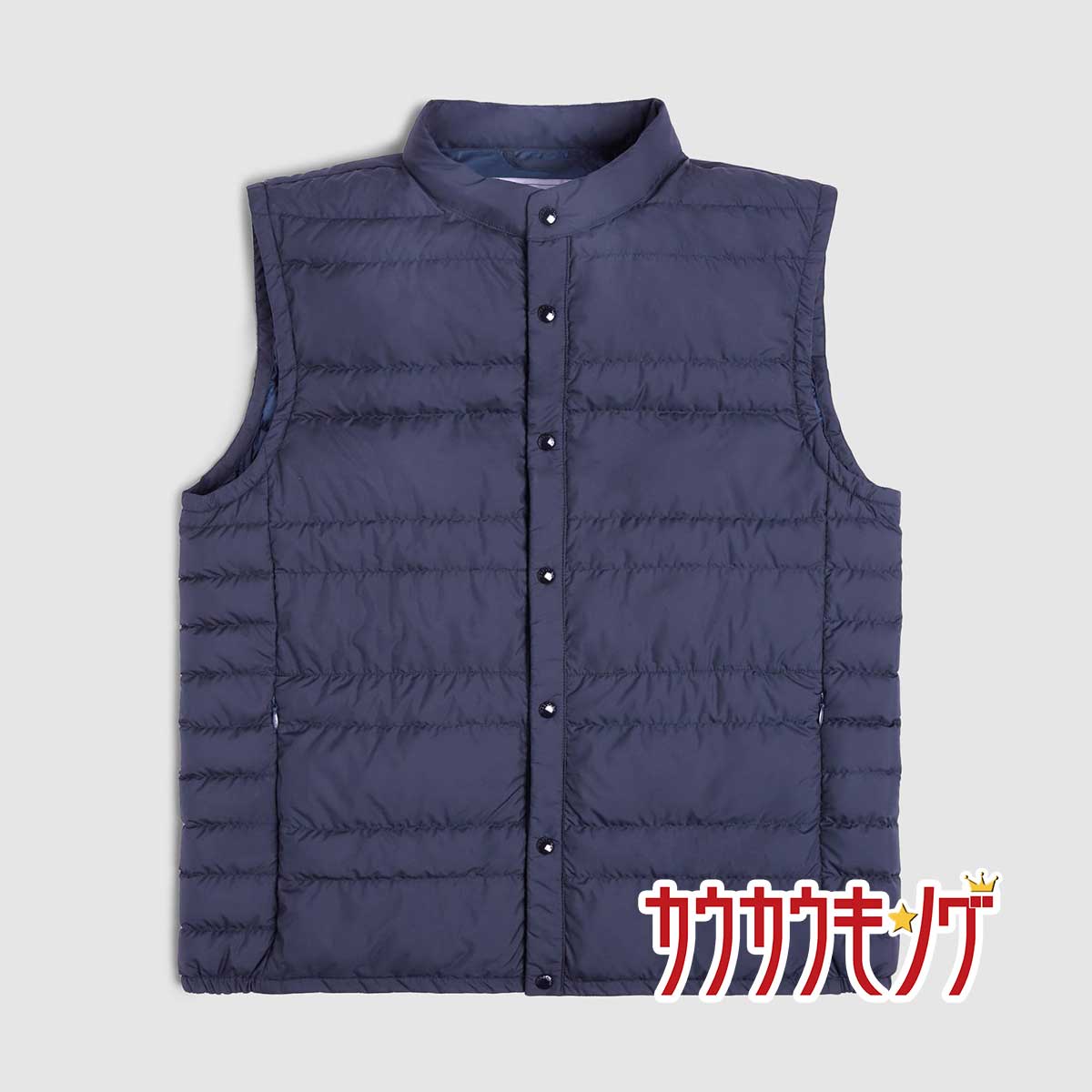 【中古】(未使用) WOOLRICH ウールリッチ SUNDANCE VEST WRVE0001 サンダンス ジャケット ダウンベスト MELTON BLUE EUサイズM メンズ アウター