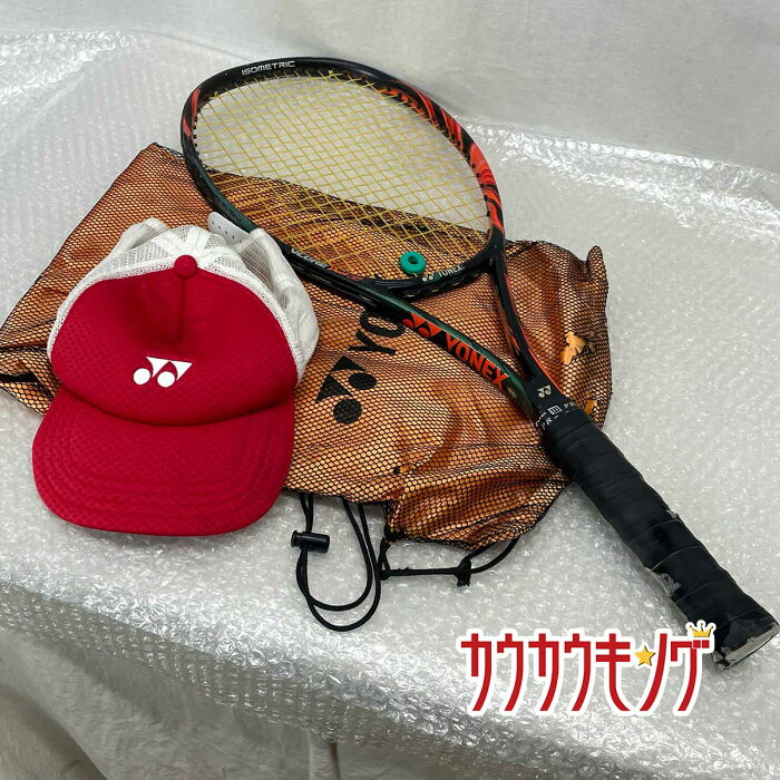 【中古】YONEX ヨネックス VCORE DUEL G 97 ブイコアー デュアル 97 G3 硬式テニスラケット /おまけ 帽子 キャップ付き