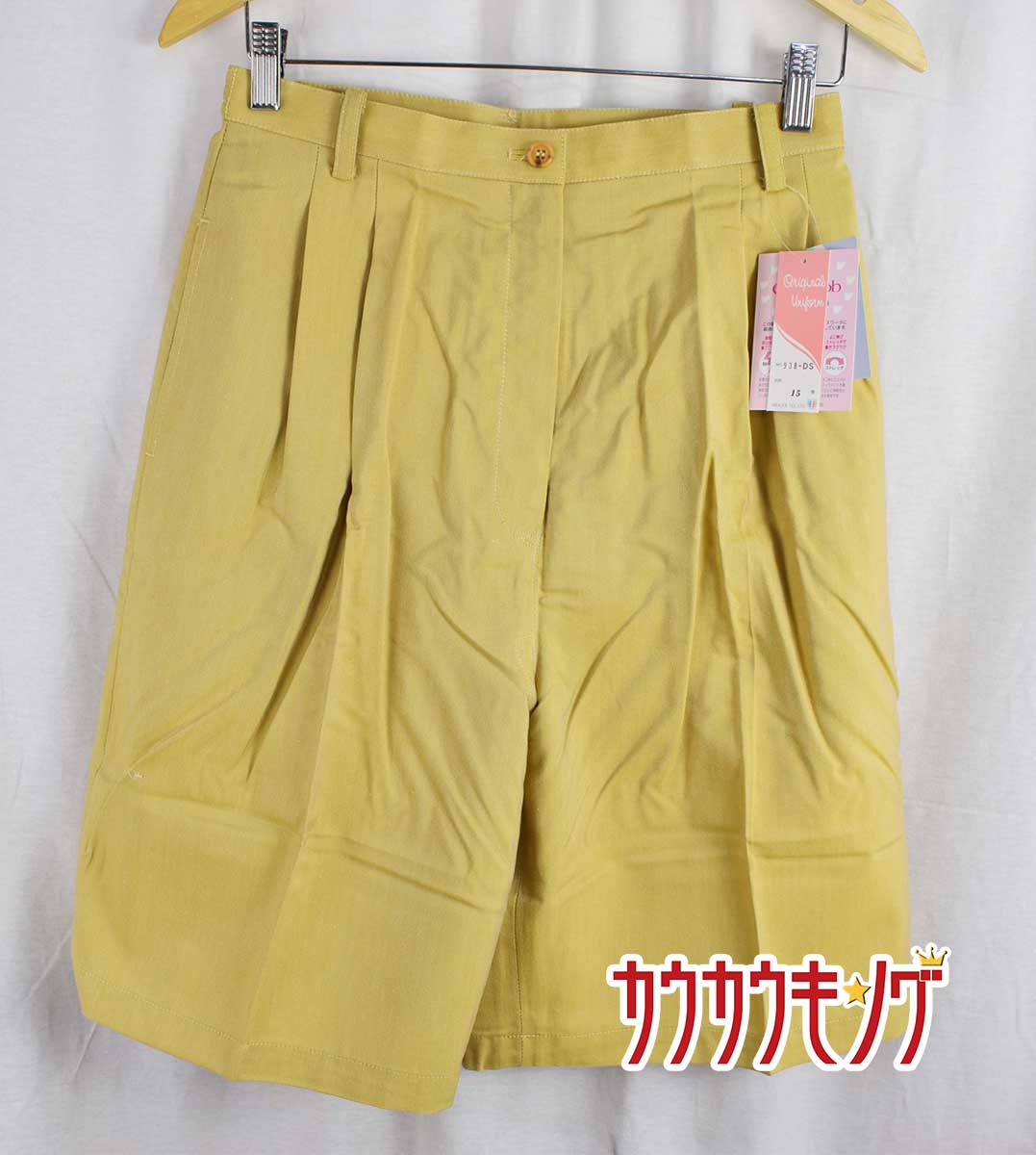 【中古/未使用】 ハイナック ショートパンツ 15号サイズ 938-DS 軽作業/オフィスウェア/サービスワーク/ソフトワーク/事務服