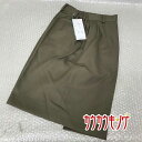 【中古】(未使用) ハイナック/HINUCK ラップキュロット C4000 サイズS(7号) オリーブ系 キュロットスカート オフィスウェア/事務服/