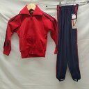 【中古】エスエスケー 別注 ジャージ ジャケット パンツ レッド/ネイビー キッズ SSK デッドストック ヴィンテージ