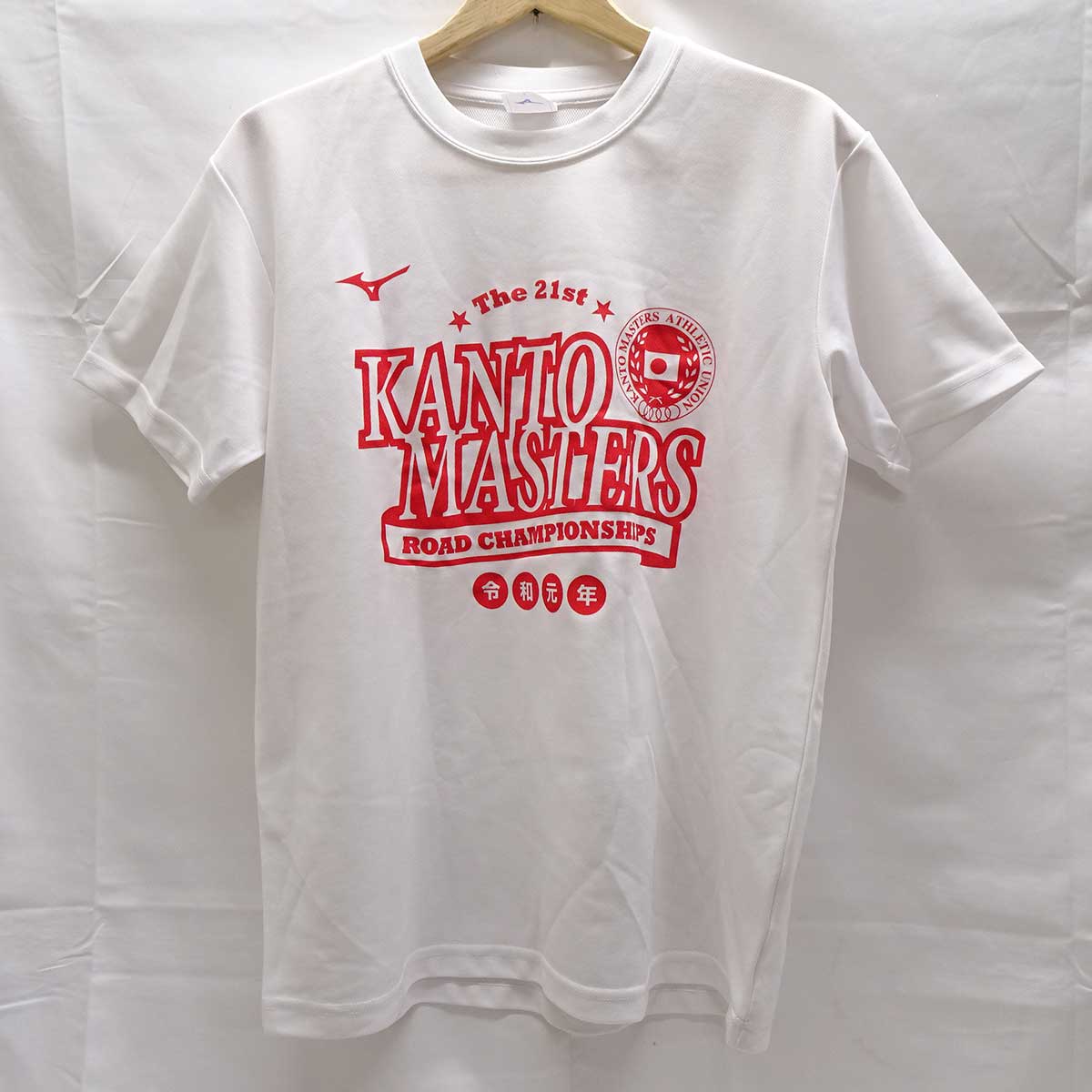 【中古】ミズノ 関東マスターズ 21st ロードチャンピオンシップ プラシャツ 記念Tシャツ L MIZUNO