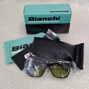 【中古・未使用品】ビアンキ BIANCHI ハンドメイドサングラス(JP213S2901)Black/Green 調光グリーン メンズ