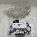 【中古】高輝度発光ダイオード(LED)ネットライト224球+コントローラ イルミネーション 点灯パターン 8種類 (シャンパンゴールド)