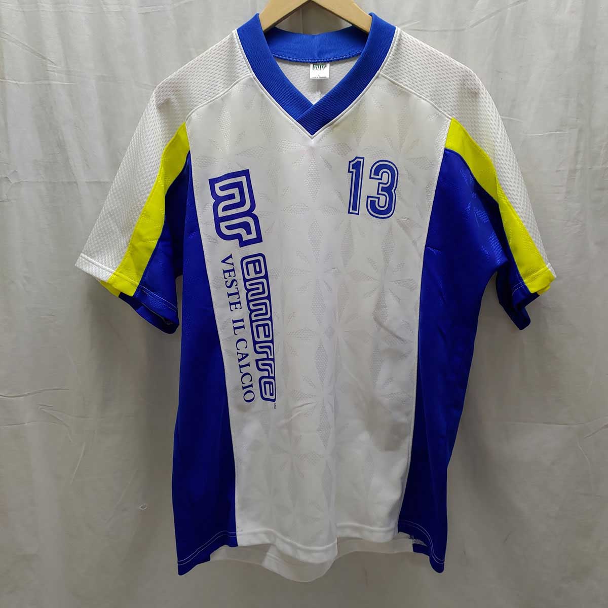 【中古】JFL サッカー デンソー 練習着 支給品 #13 中森大介 ennerre L メンズ