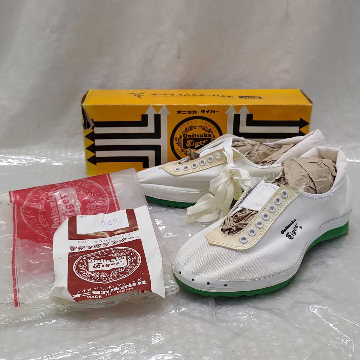 【中古】[※訳あり] オニツカタイガー Onitsuka Tiger マジックランナー シューズ メキシコオリンピック 24.5cm デッドストック ユニセックス